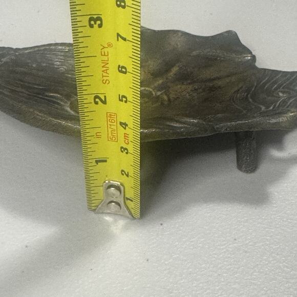 Vintage Brass Man Face Coin Tray Metalware Trinket Dish Pocket Emptier Figural - Picture 16 of 16